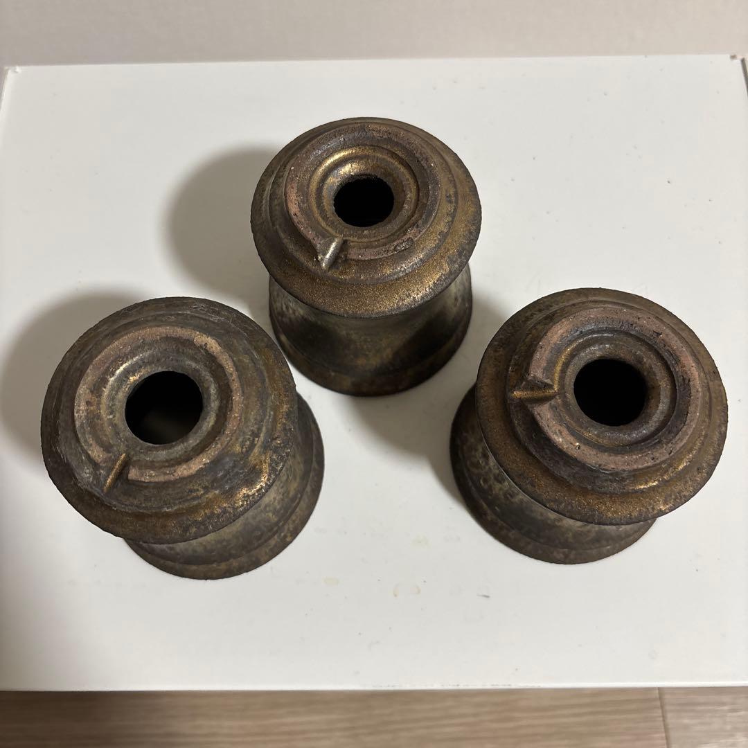 【4個セット】カタチ製作所Mederu pot ビーンズ アンティークゴールド等