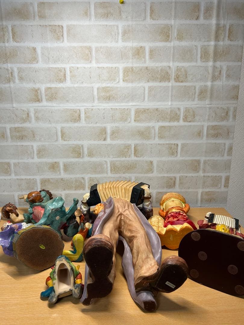 【癒し系】 ピエロ ベビードール ファーマーズ ファミリー 置物 16点