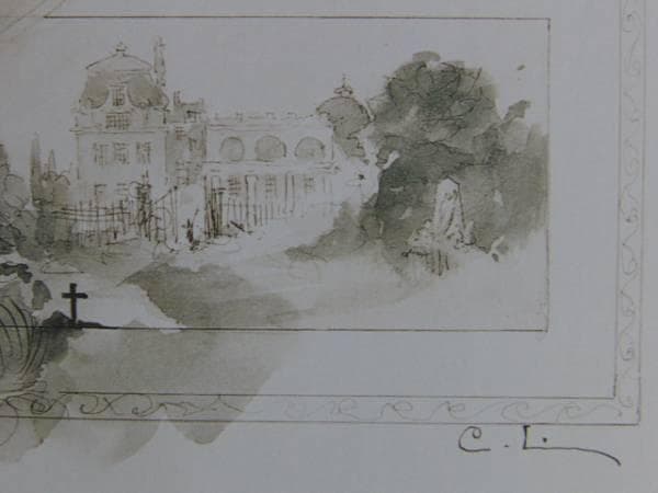 カール・ラーション、シラーの劇『陰謀と愛』第5幕のヴィネット（扉絵）