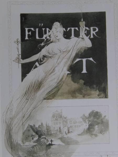 カール・ラーション、シラーの劇『陰謀と愛』第5幕のヴィネット（扉絵）