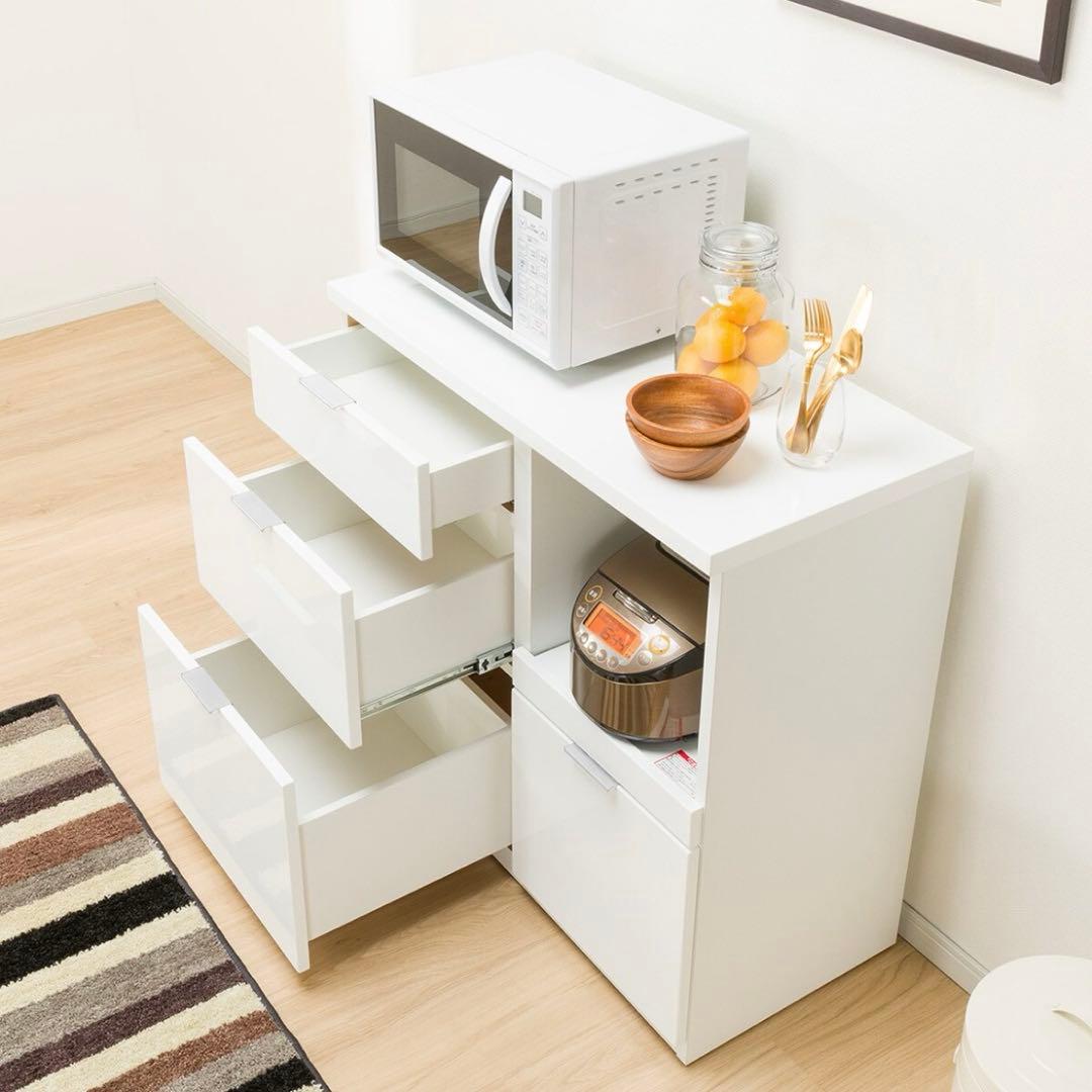 ニトリ（エトナ90CT WH）キッチンカウンター