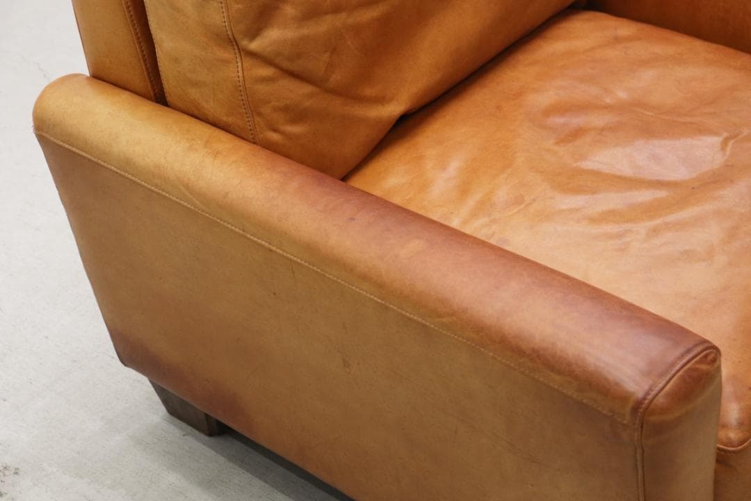 アクメ ファニチャー フレスノ ソファ 1P 1シーター 本革 レザー