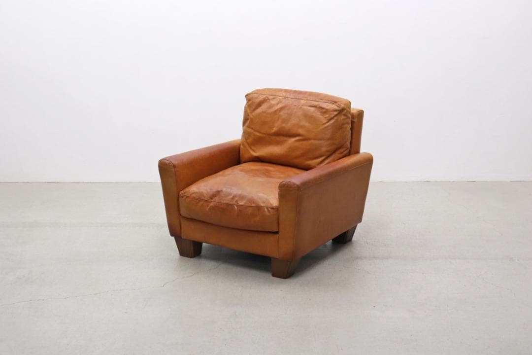 アクメ ファニチャー フレスノ ソファ 1P 1シーター 本革 レザー