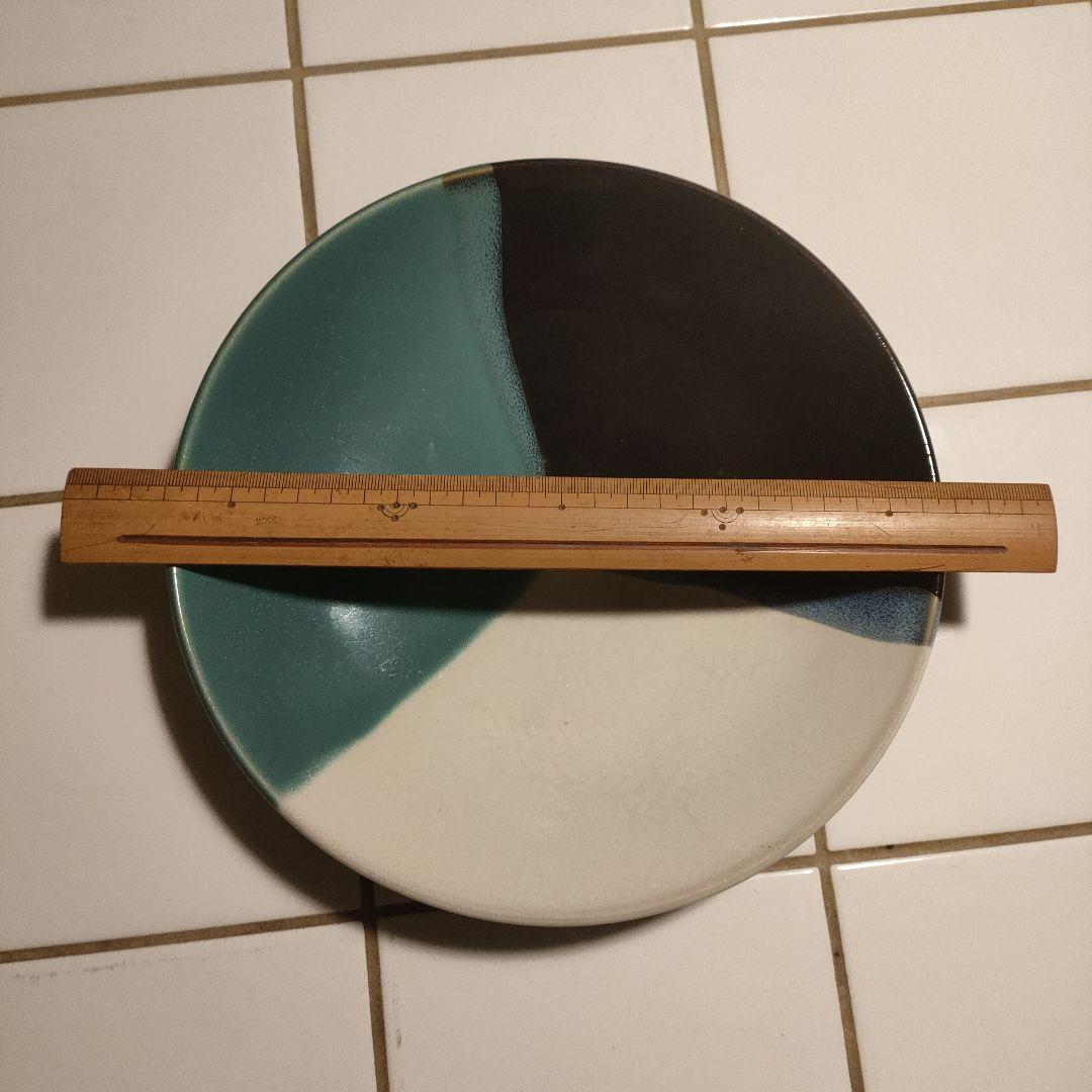 お値下げ　中井窯　３色　８寸皿