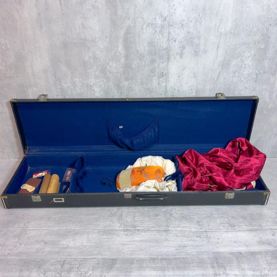 津軽三味線 紅木 東さわり　太棹　和楽器 弦楽器 ハードケース 三味線