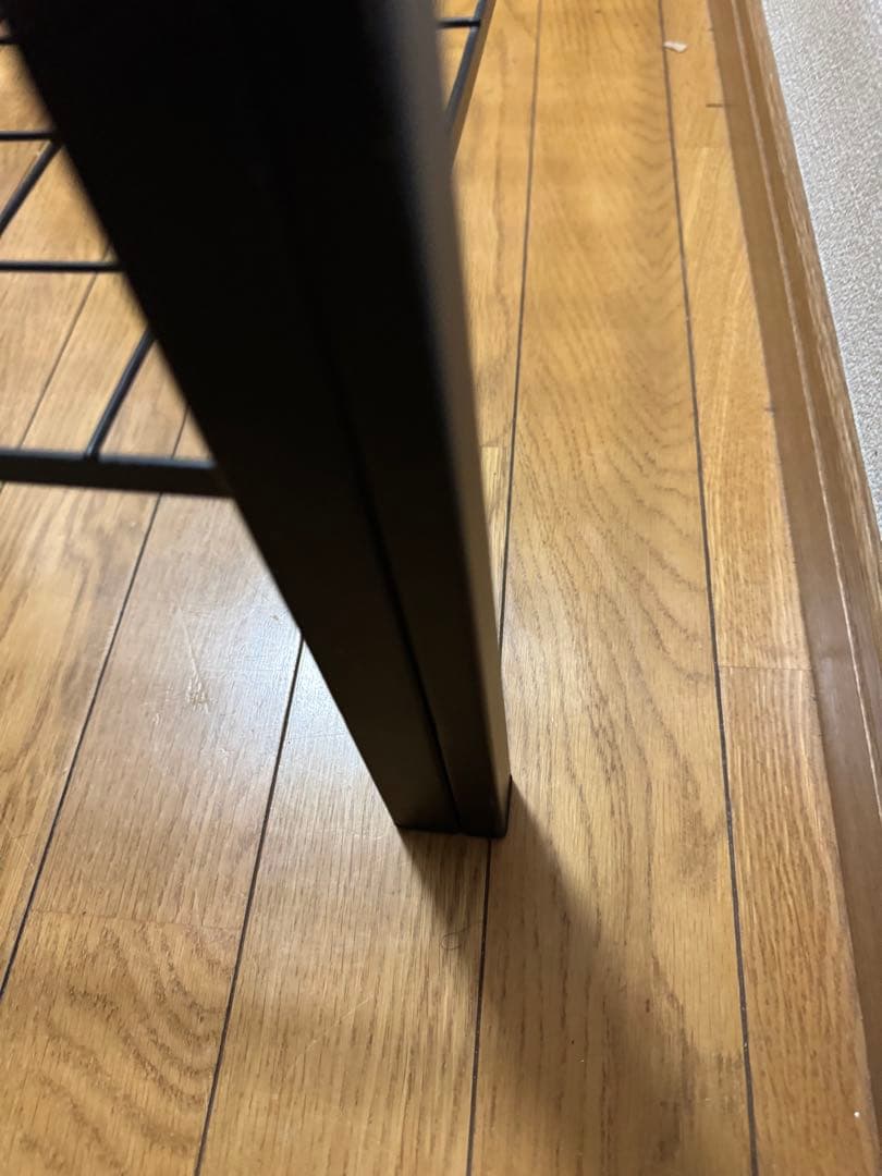 昭和レトロ ミッドセンチュリー アイアンフレーム センターテーブル ガラス天板