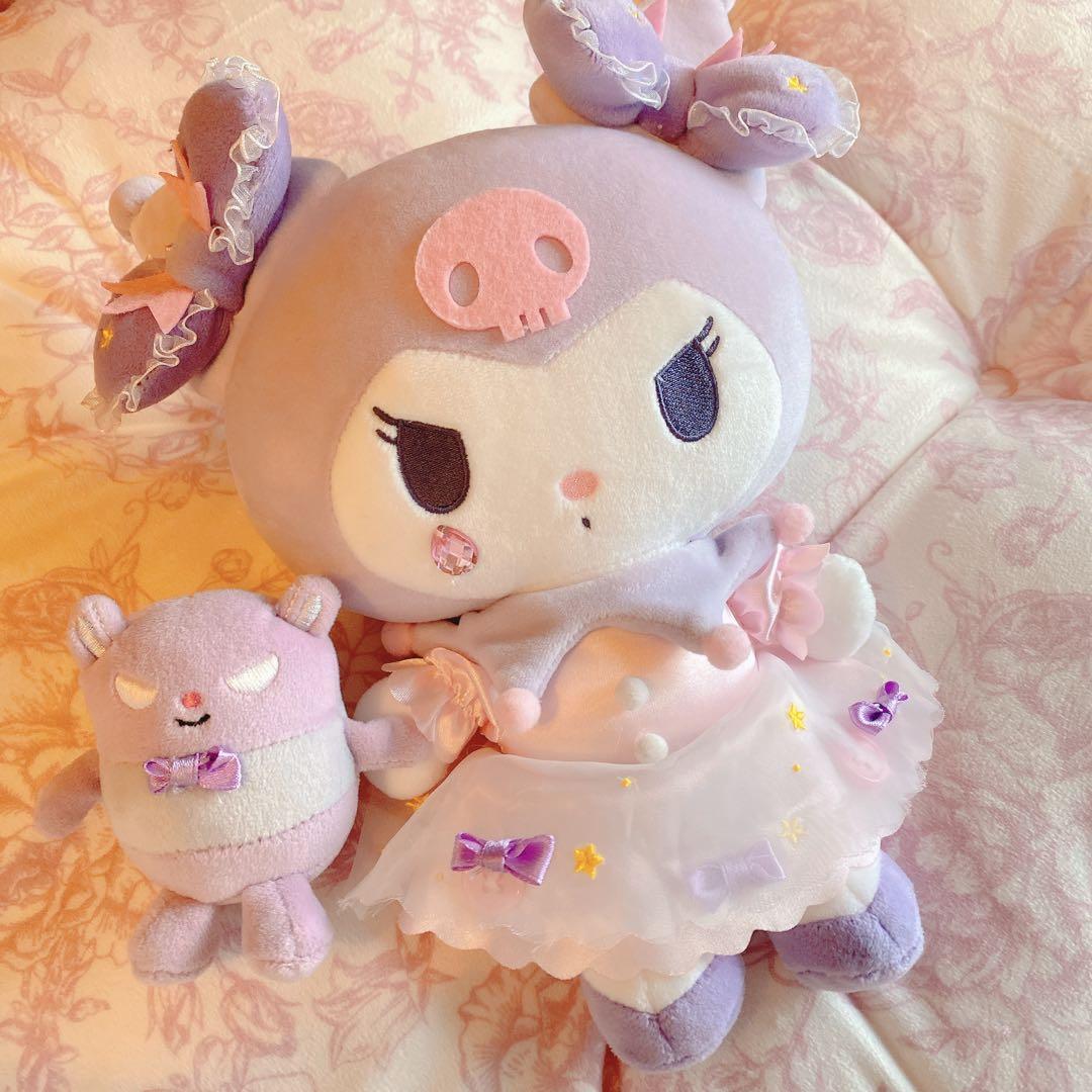 サンリオ クロミ バク パティオ きゅ〜とくらうん むにゅぐるみS