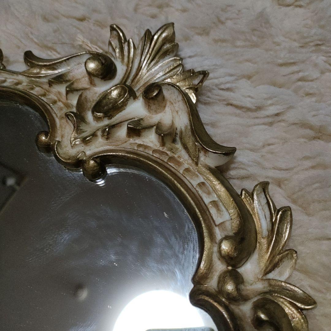 イタリアンロココ ミラー アンティーク鏡