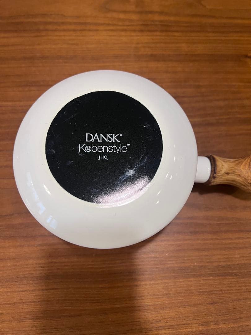 DANSK ホーロー ミルクパン 蓋付き