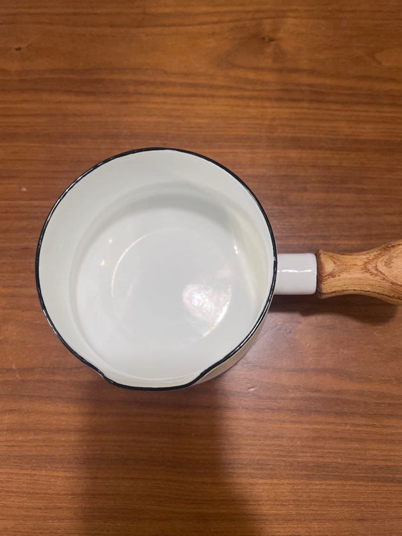 DANSK ホーロー ミルクパン 蓋付き