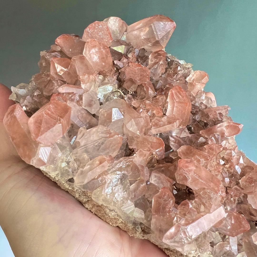 鬼激レア　BIGサイズ　ストロベリーレムリアン　ディアマンティーナ産　クラスター