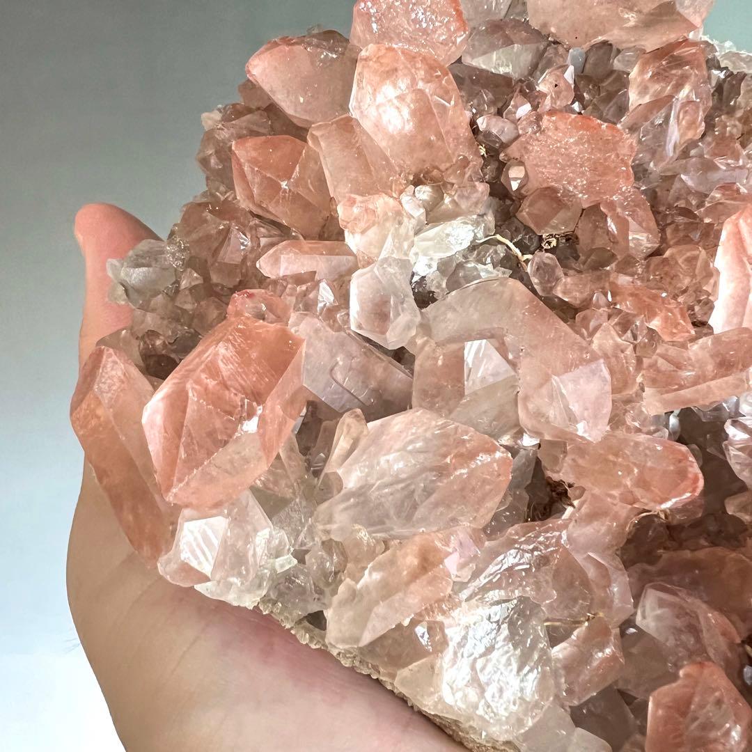 鬼激レア　BIGサイズ　ストロベリーレムリアン　ディアマンティーナ産　クラスター