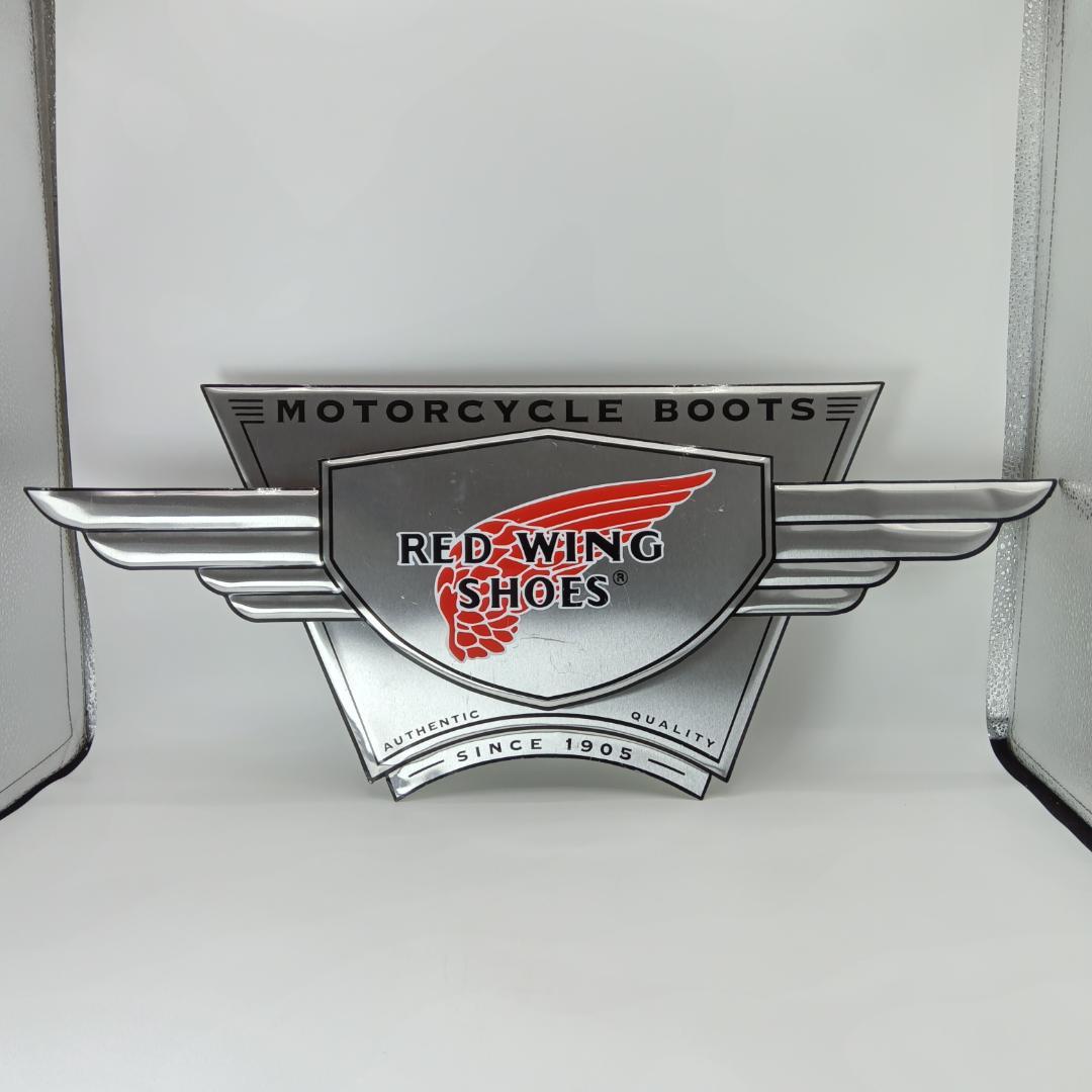 レッドウィング　看板　red wing　アドバタイジング　ディスプレイ　バイク