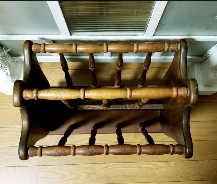 アンティーク レトロ マガジンラック