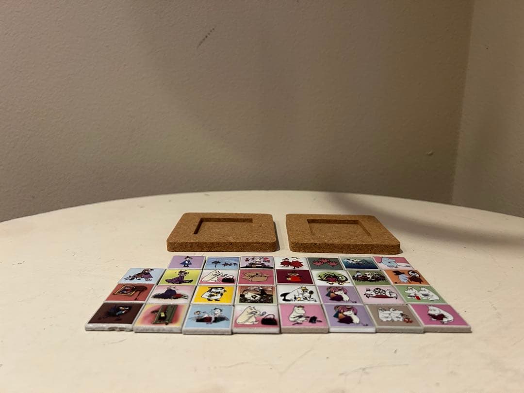 ムーミン タイル31個とコースター2個