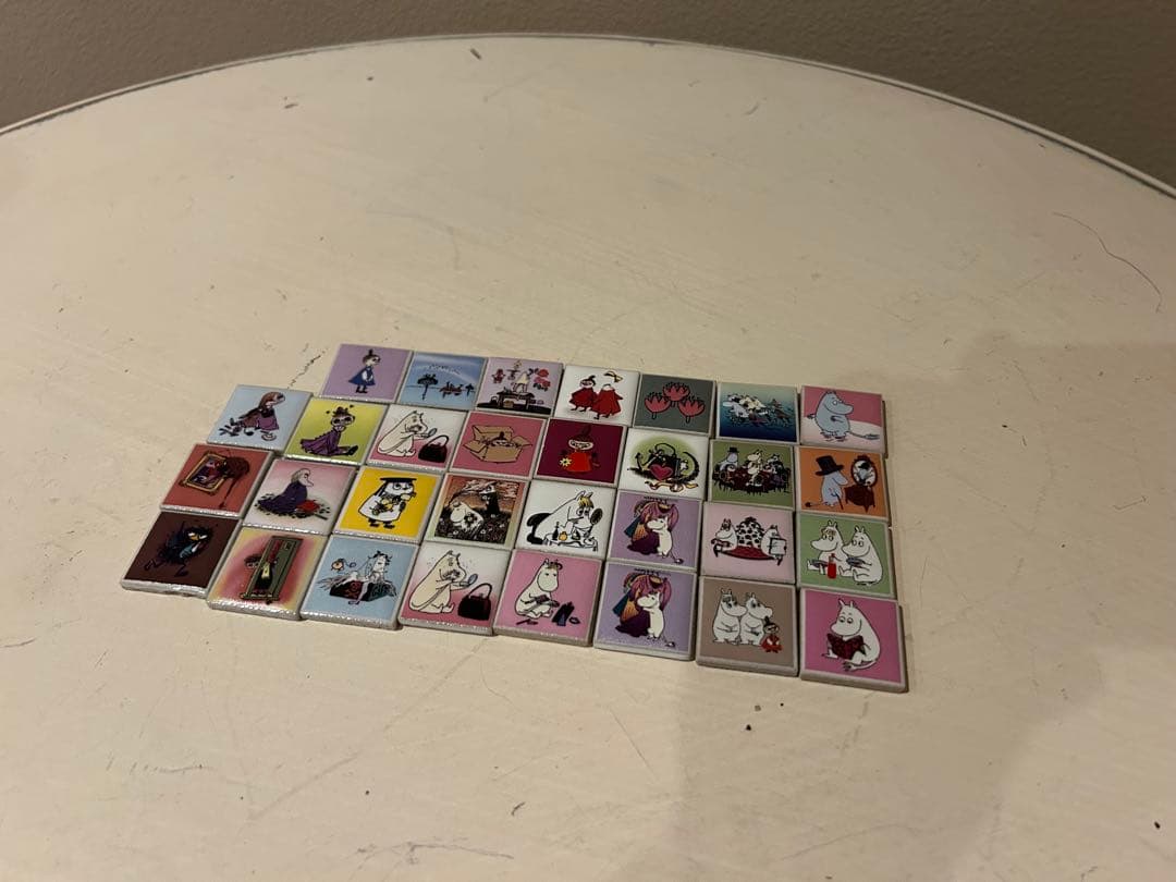 ムーミン タイル31個とコースター2個