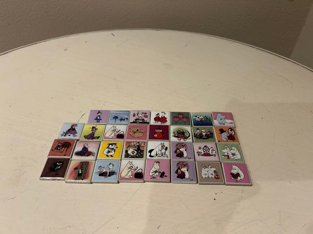 ムーミン タイル31個とコースター2個