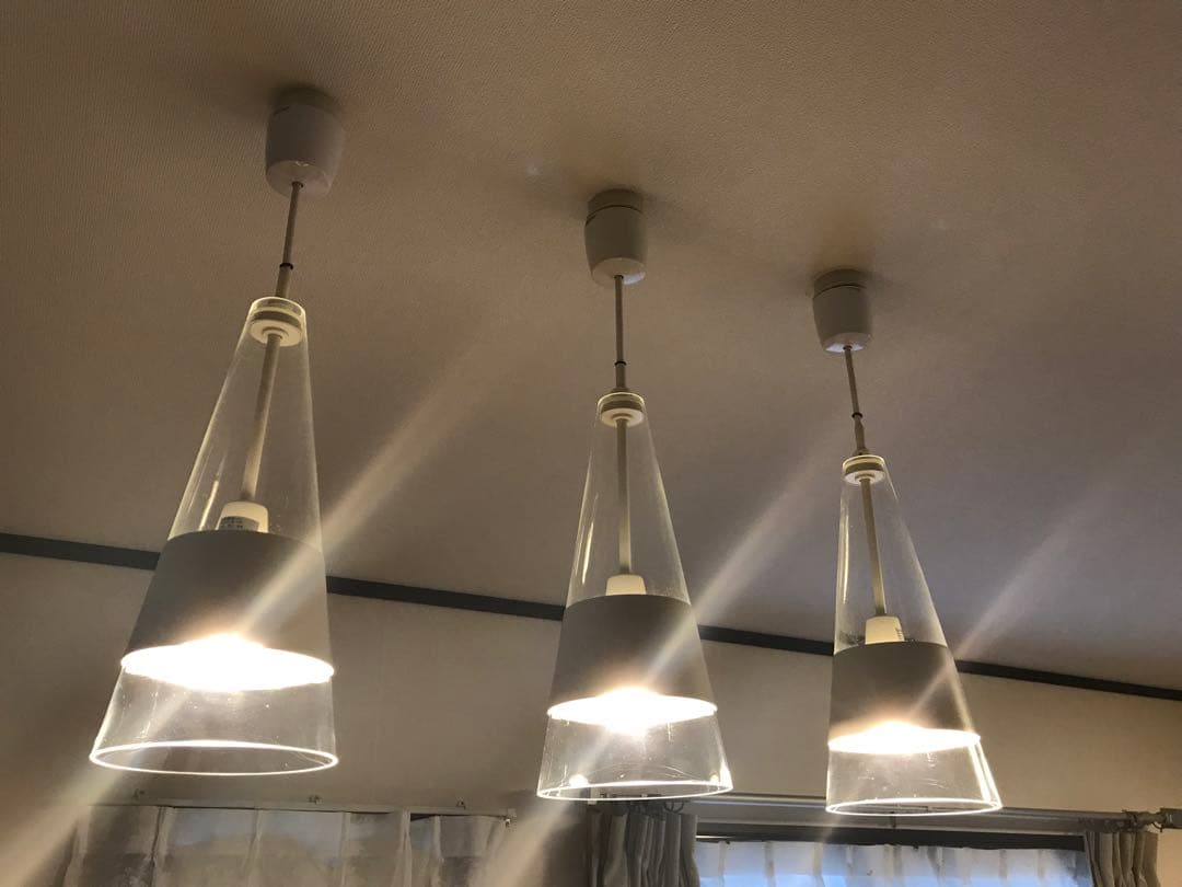 マックスレイ MAXRAY LEDペンダント ホワイト　3灯セット