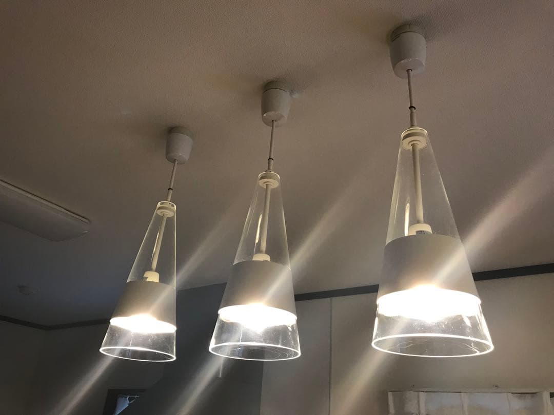 マックスレイ MAXRAY LEDペンダント ホワイト　3灯セット