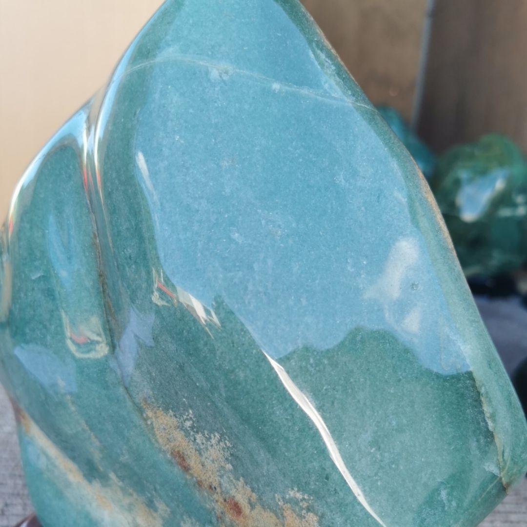 アベンチュリン　6.5キロ　インド翡翠　翡翠　ヒスイ　鑑賞石　石　置物　オブジェ