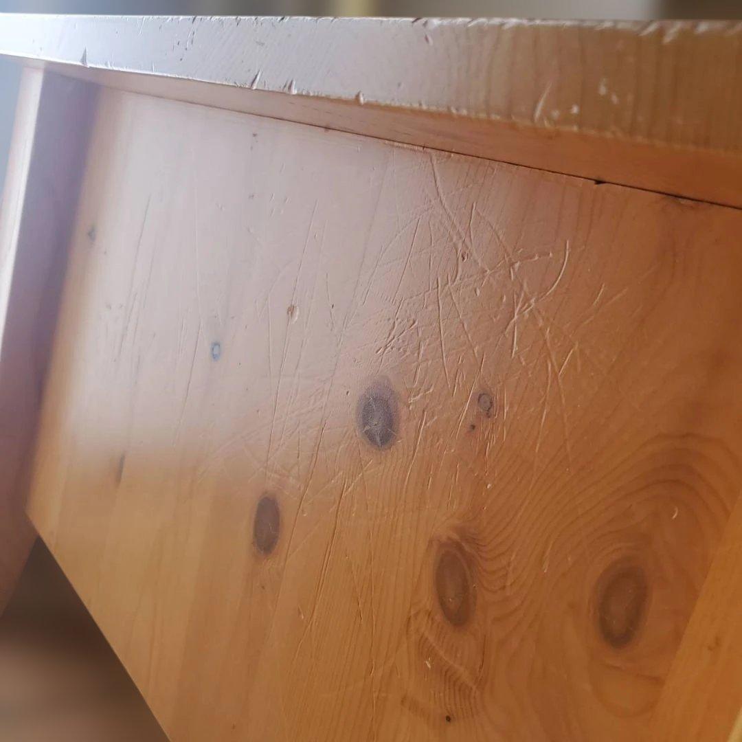 ベルメゾン ディズニー リビングテーブル ミッキーモチーフ 引き出し付き 机