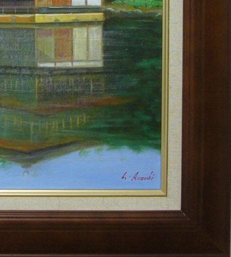 流月真一 絵画 油絵 肉筆油絵 京都の名所 金閣寺