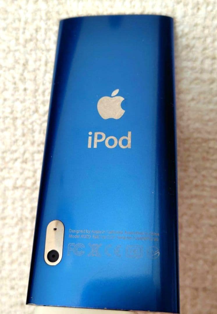 【美品】Apple iPod nano 第五世代 メモリー8GB ブルー　消毒済