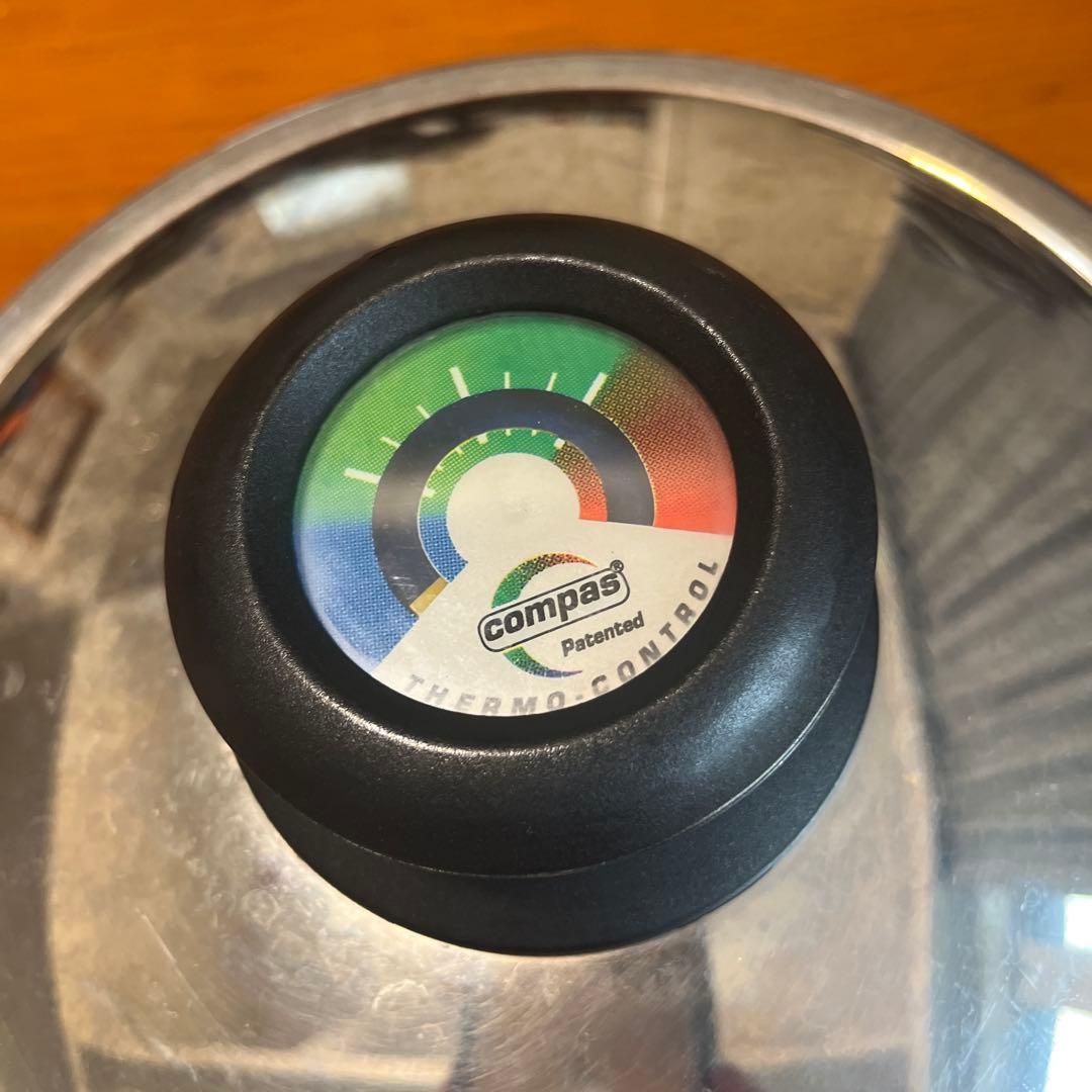 compas 片手ディープフライパン サーモメーター付 IH対応 1.5ℓ