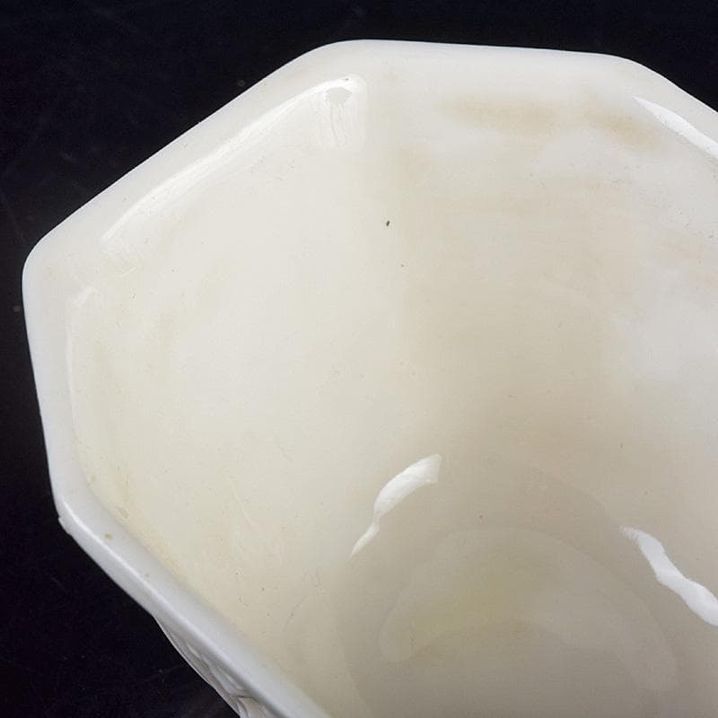 中国 徳化窯白磁 花刻 八角煎茶碗 六客 箱付 M 9027E - メルカリ