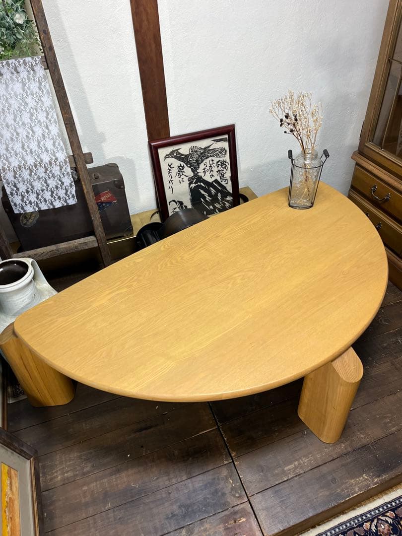 大塚家具 リビングテーブル 天然木