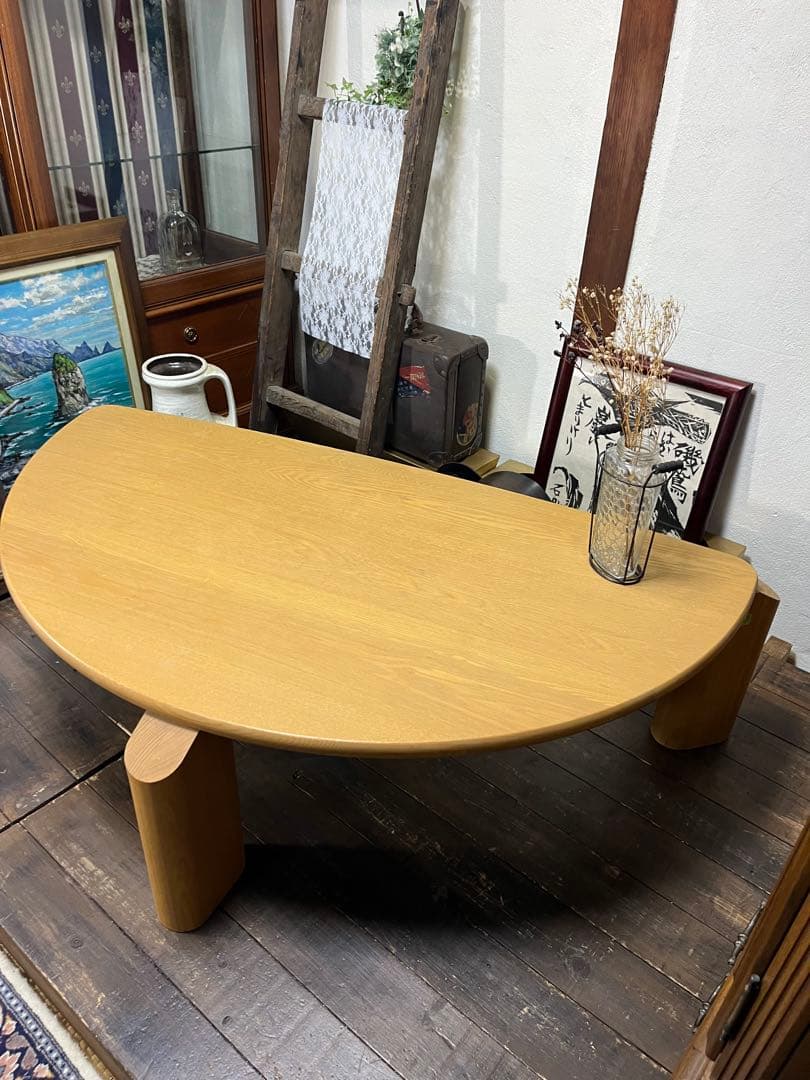 大塚家具 リビングテーブル 天然木