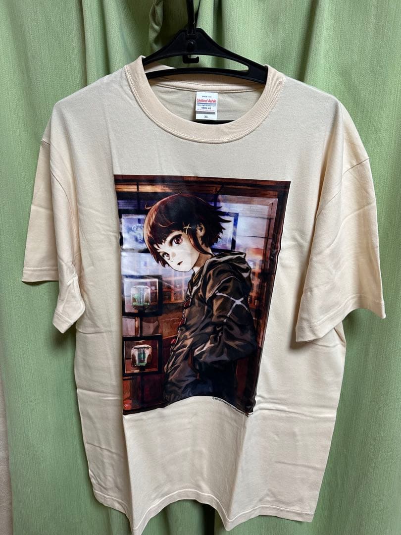 lain Tシャツ　CD風アクリルブロック　トレーディングミニアクリルブロック