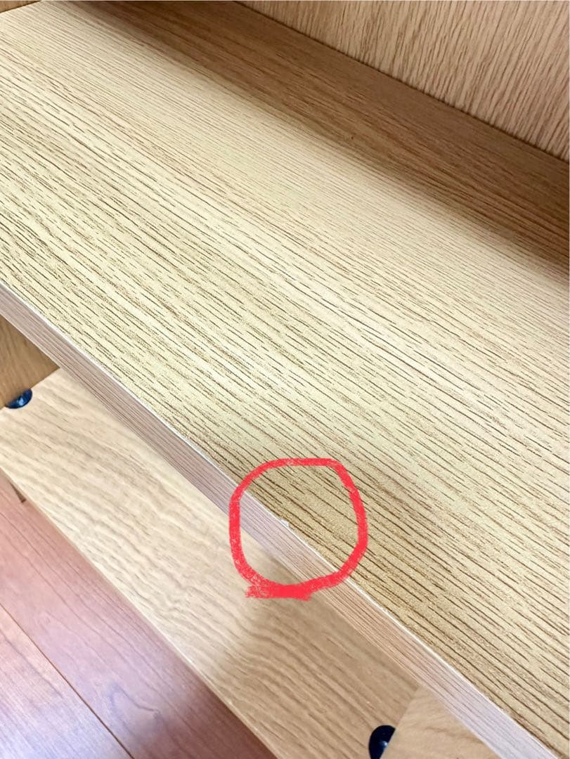 鈴*木様 無印良品/オーク材薄型ラック・小・奥行２２ｃｍ