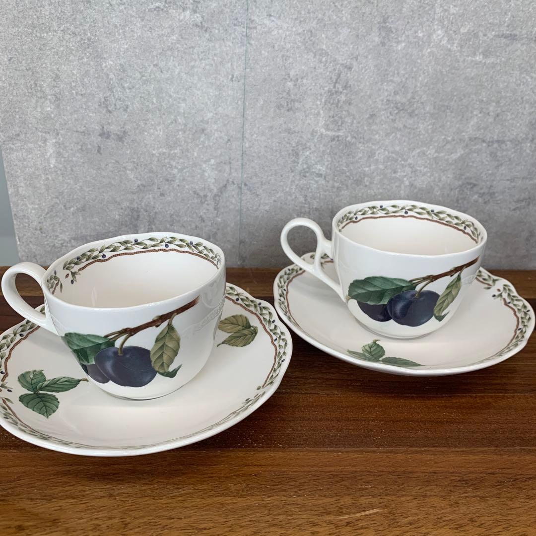 Noritake ノリタケ オーチャードガーデン カップ＆ソーサー ペアセット