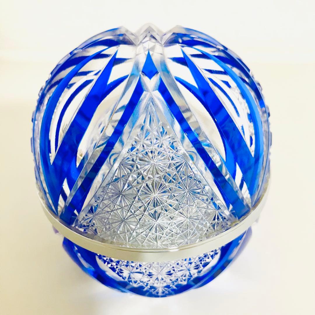 江戸切子 POLA 80周年 BAザクリーム限定品 容器のみ インテリア美術品