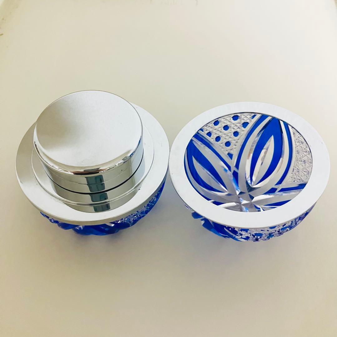 江戸切子 POLA 80周年 BAザクリーム限定品 容器のみ インテリア美術品