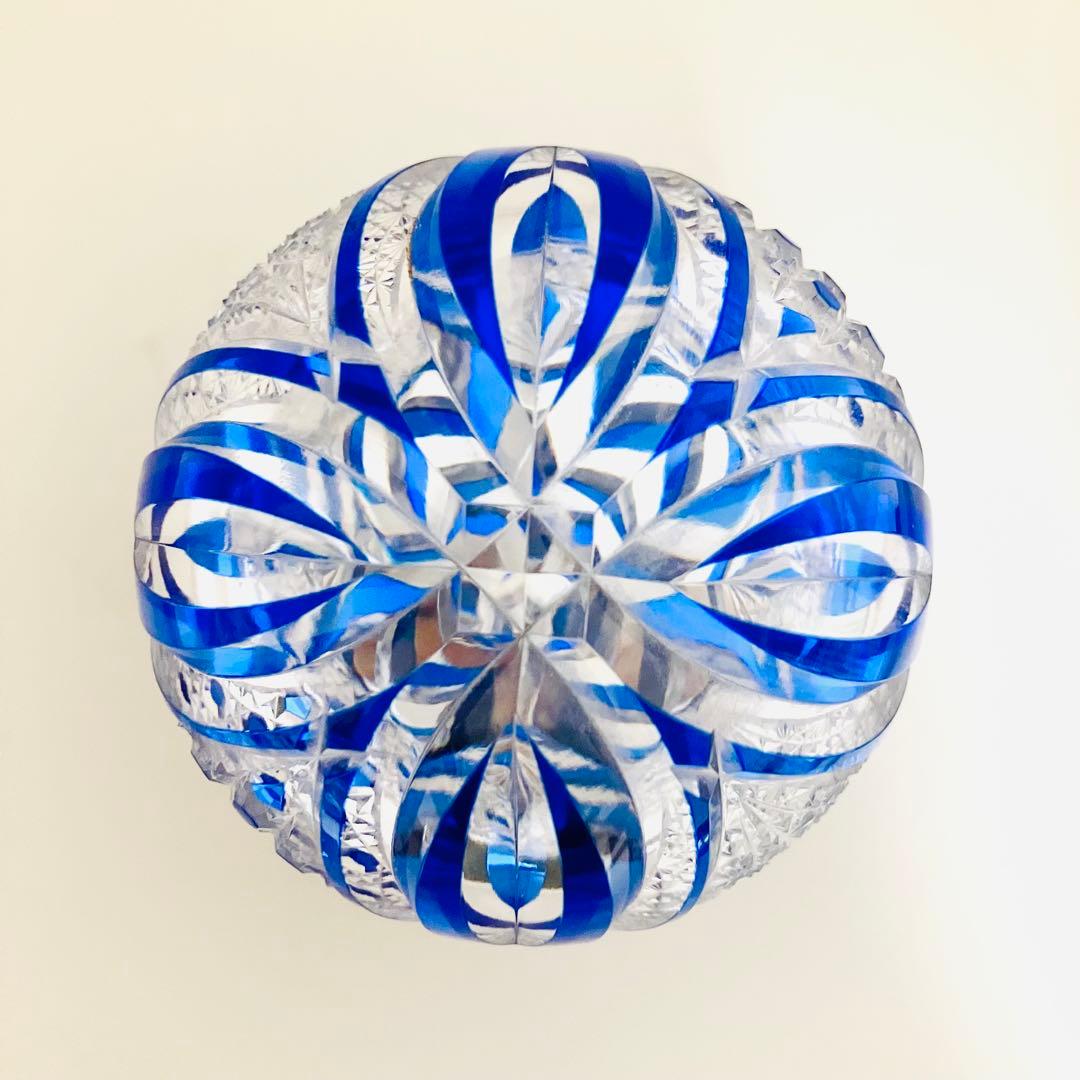 江戸切子 POLA 80周年 BAザクリーム限定品 容器のみ インテリア美術品