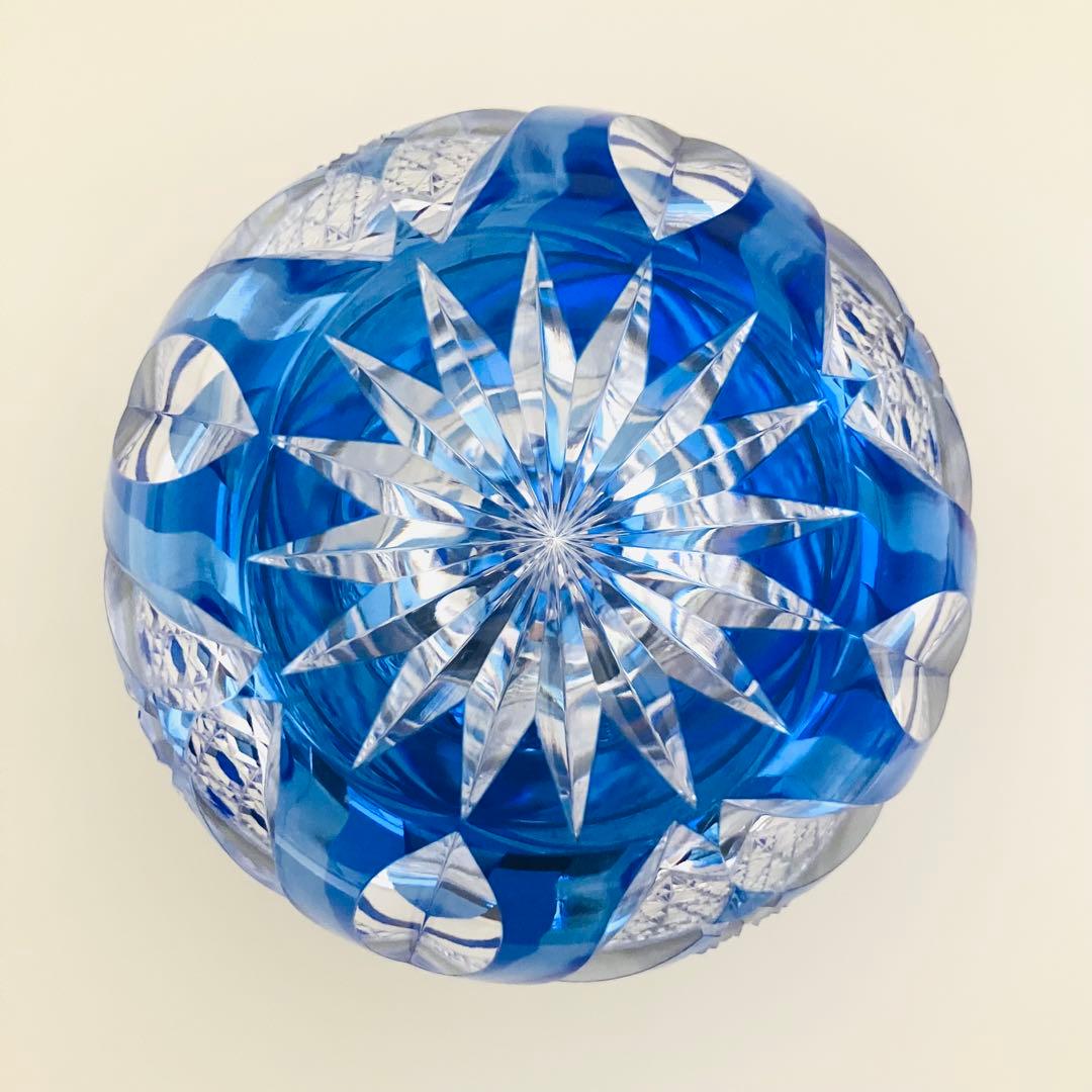 江戸切子 POLA 80周年 BAザクリーム限定品 容器のみ インテリア美術品