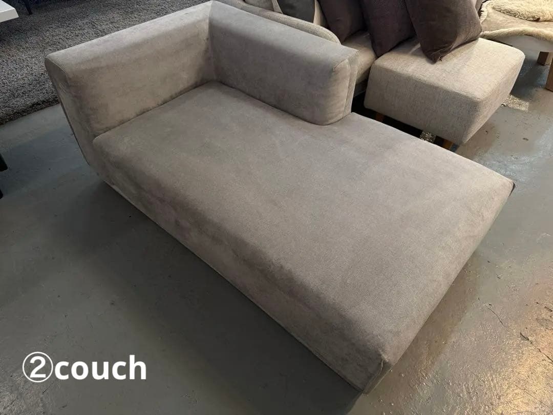 【東京/埼玉/群馬県一部 限定送料込み】Francfranc　メーネソファセット