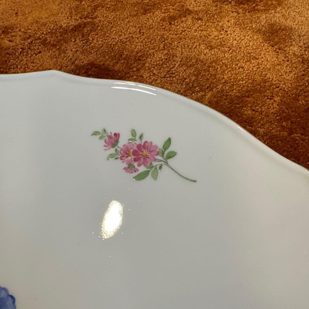 マイセン サーヴィスプレート ベーシックフラワー (アネモネ) 32cm皿