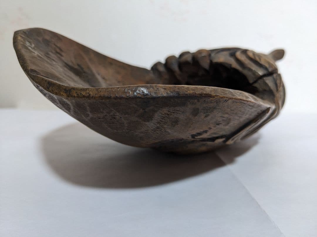 ♦中国古玩 花生 花器 竹根 竹製 清時代 茶葉用道具 古美術品 置物飾り骨董品