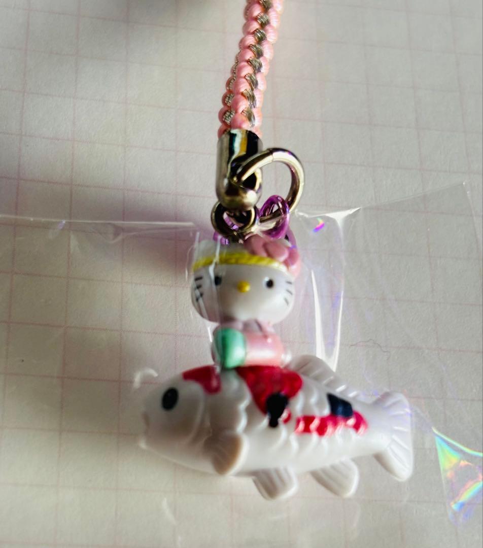 サンリオハローキティご当地根付けストラップ 新潟限定 錦鯉バージョン