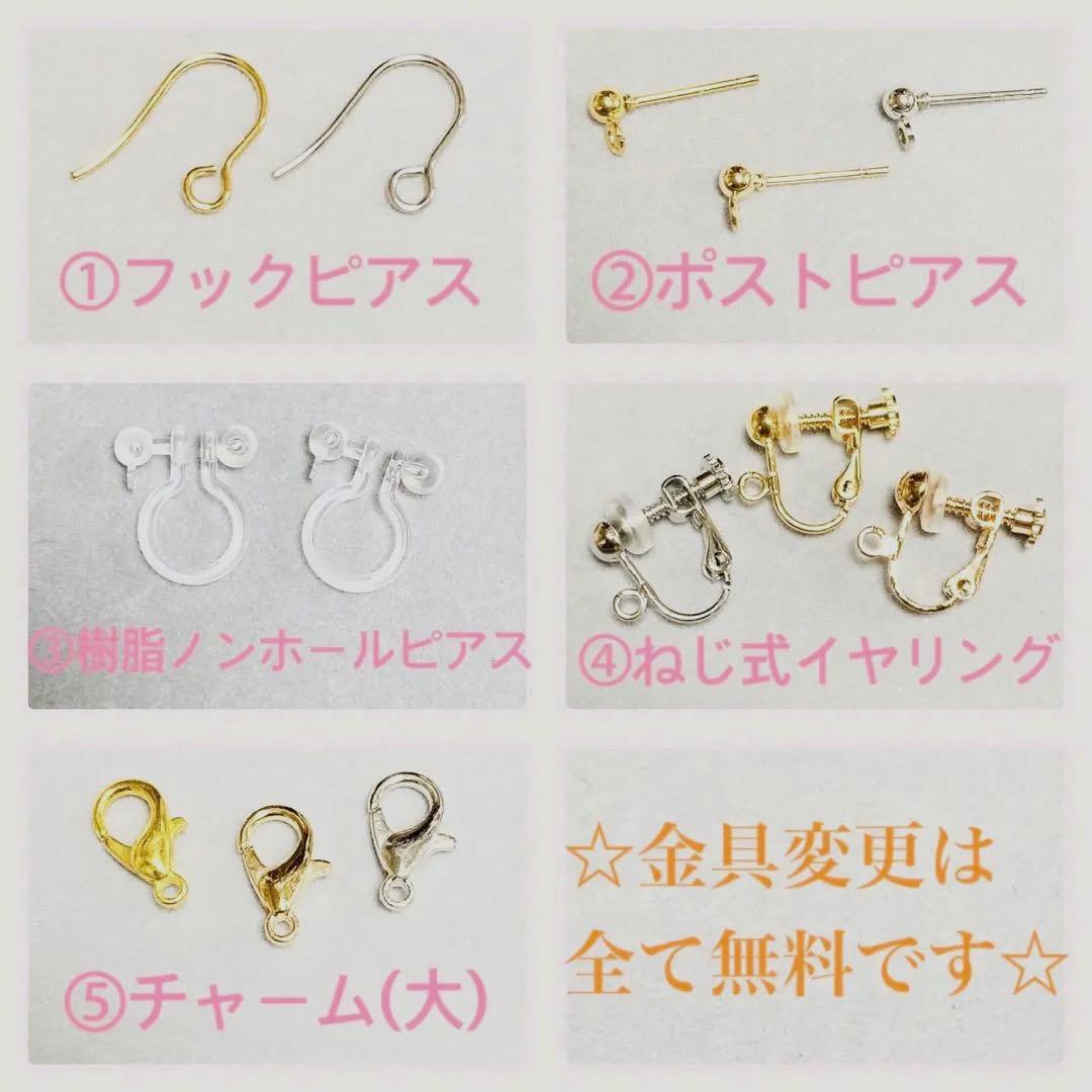 ハンドメイド　〈ピアス/イヤリング/チャーム〉No.2658
