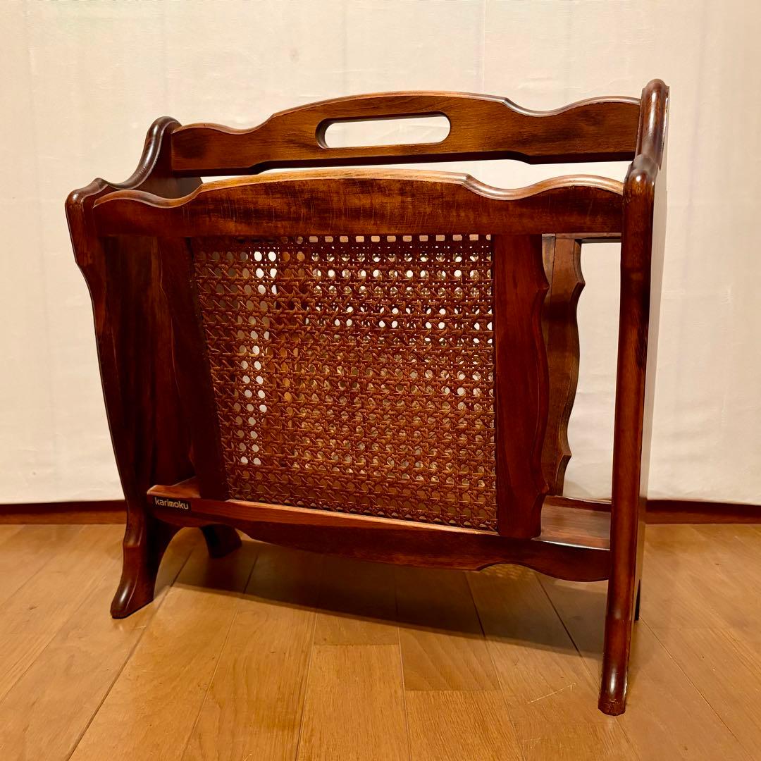 【karimoku】\"コロニアル\"マガジンラックAC0101NK