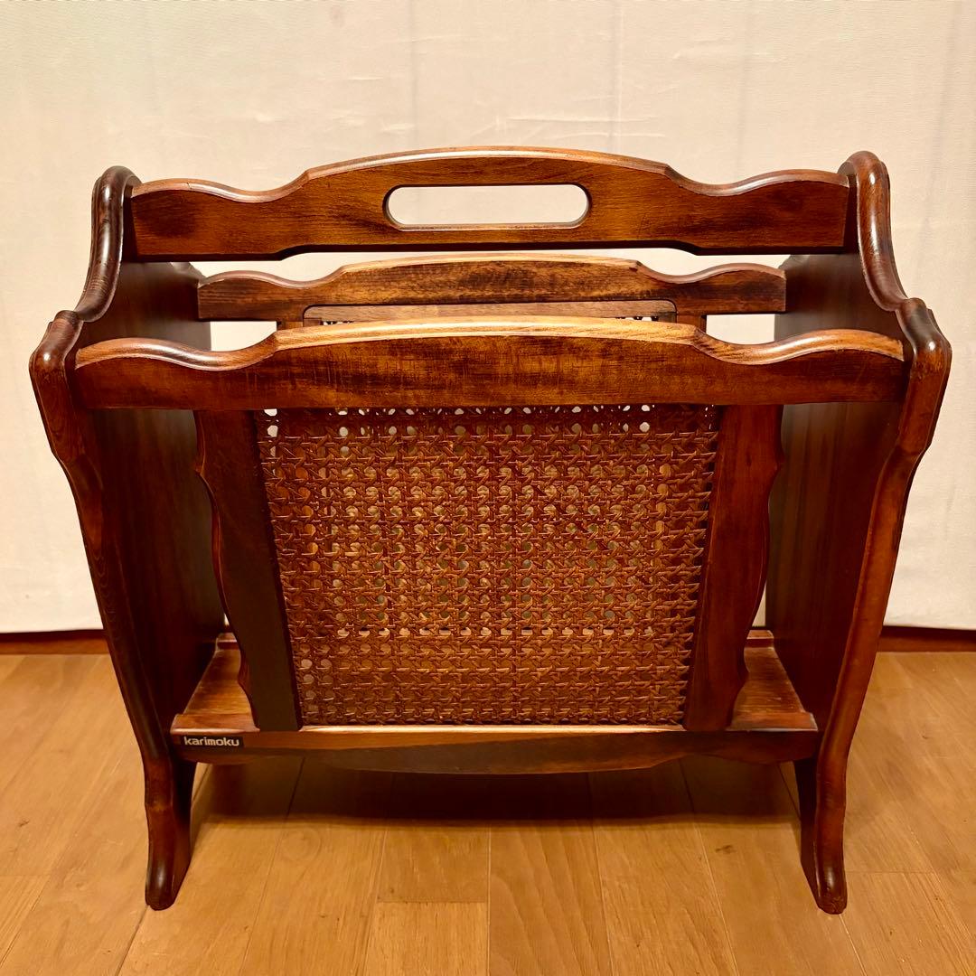 【karimoku】\"コロニアル\"マガジンラックAC0101NK