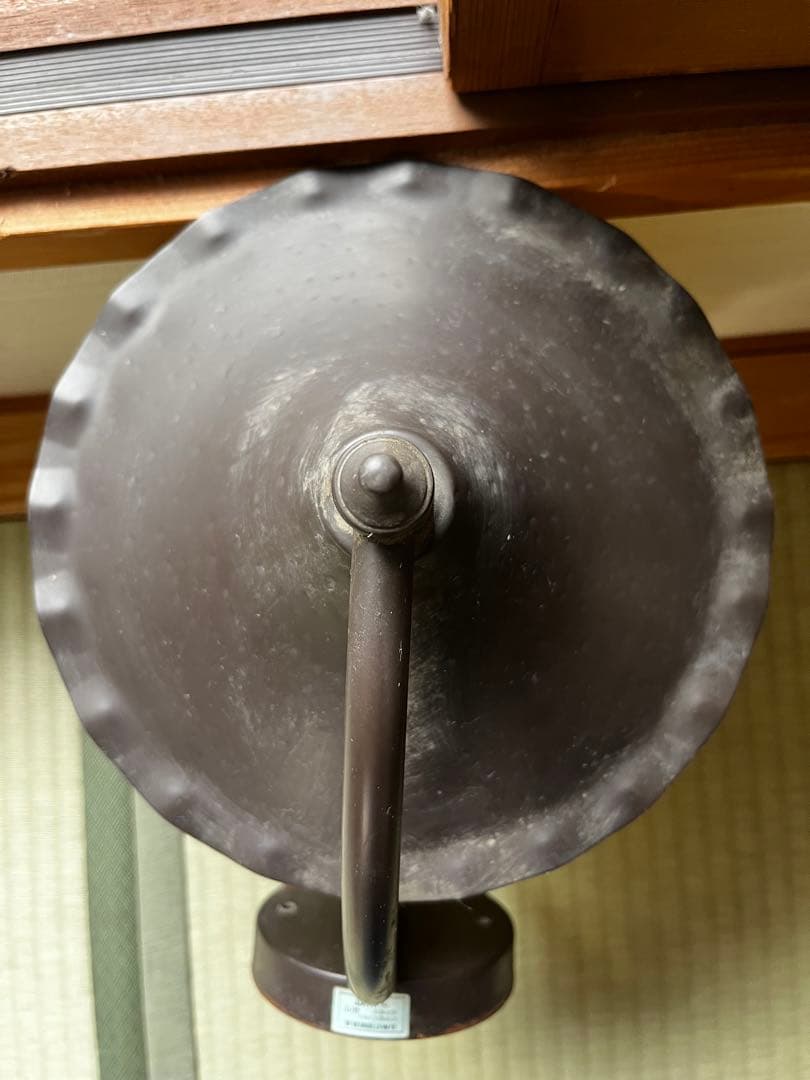 超希少　アンティーク　琥珀色　照明　壁付　ガラス＆鉄製 E26 LED対応