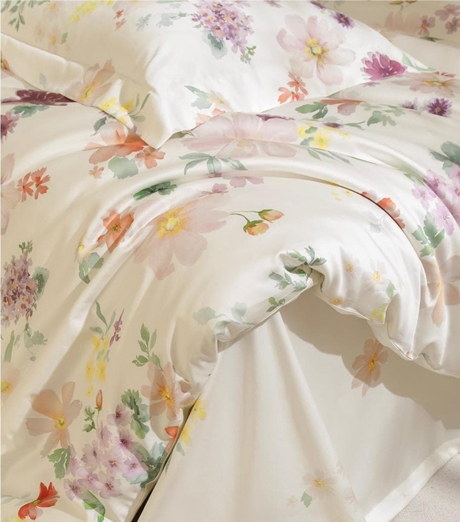 オーダーメイド エジプト超長綿 600TC カラフル ベッドシーツ ４点セット