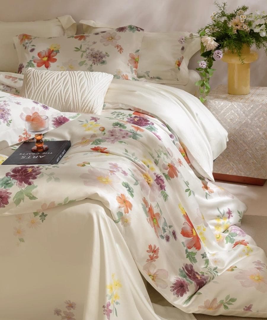 オーダーメイド エジプト超長綿 600TC カラフル ベッドシーツ ４点セット