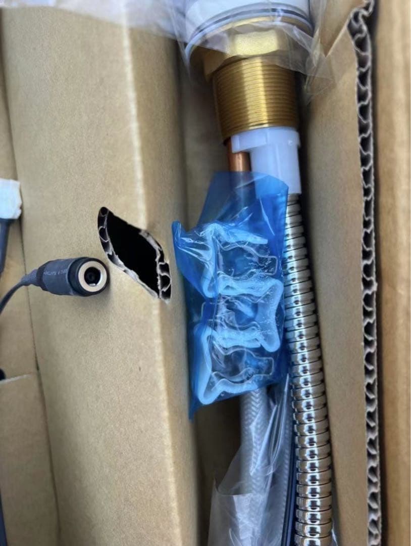 【KM6071ECM4】シングルシャワー付混合栓（センサー付き）