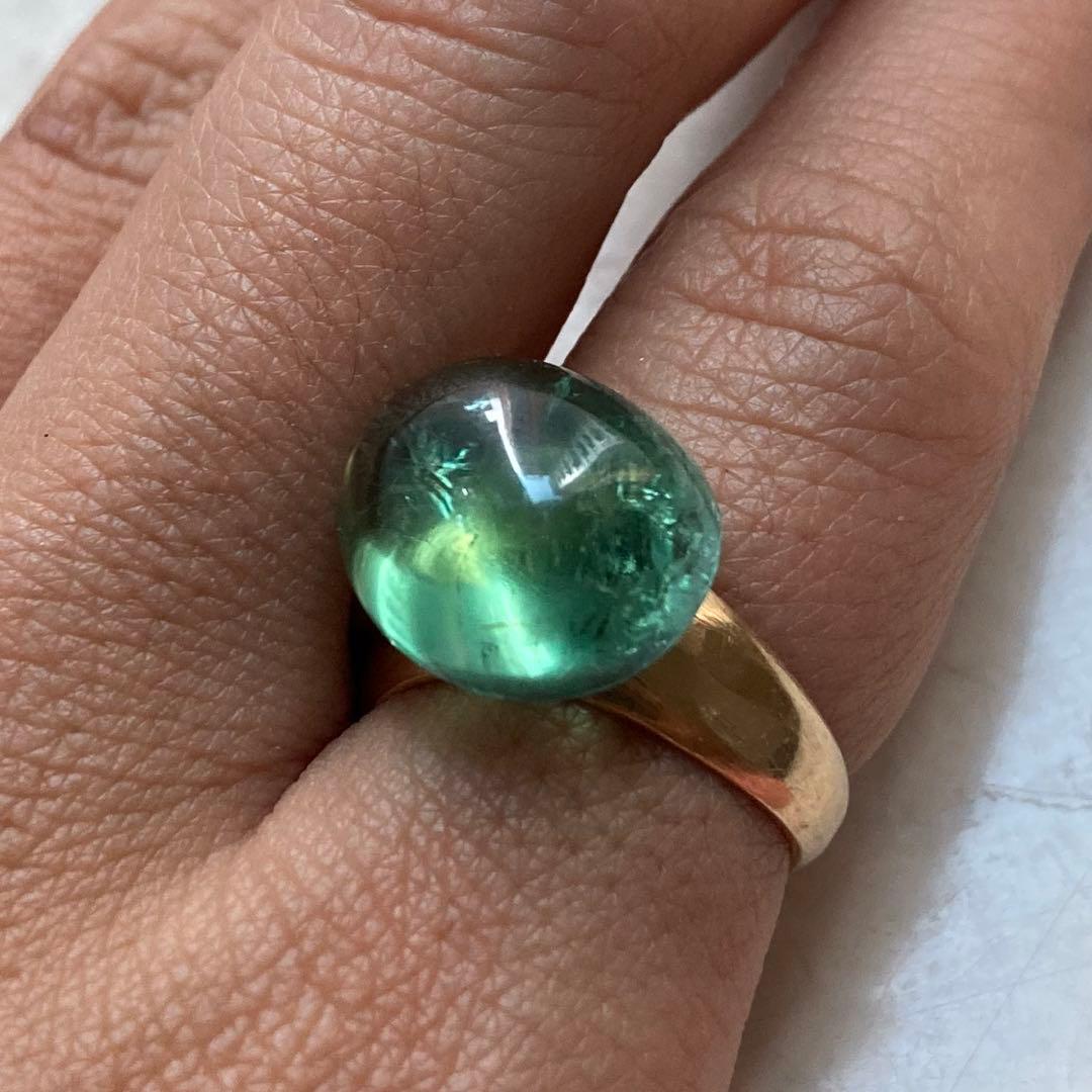 トルマリン 17.5ct カボション ルース